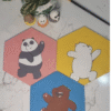Hexagon Bear Trio