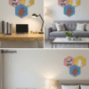 Hexagon Bear Trio In rooms